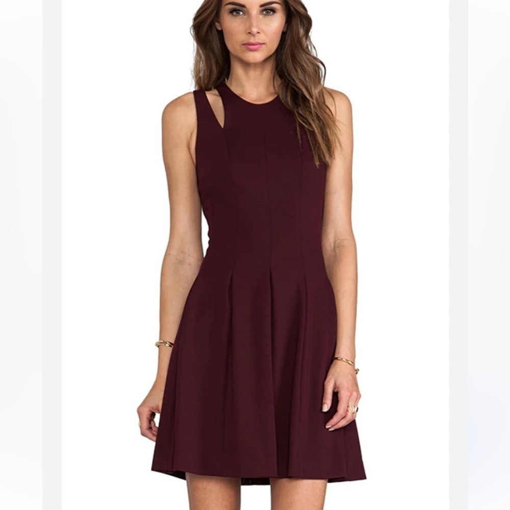Rebecca Taylor RUNWAY Ponte Cut Out Dress Size 0